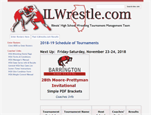 Tablet Screenshot of ilwrestle.com